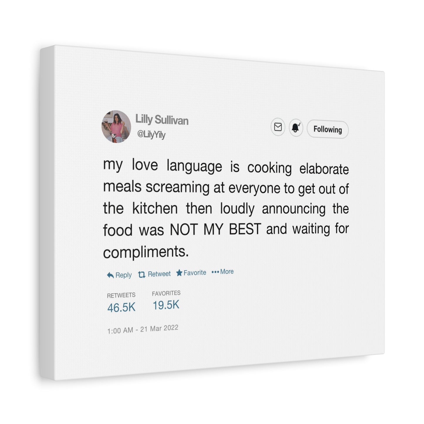 Kitchen Tweet - Perfectly Printed